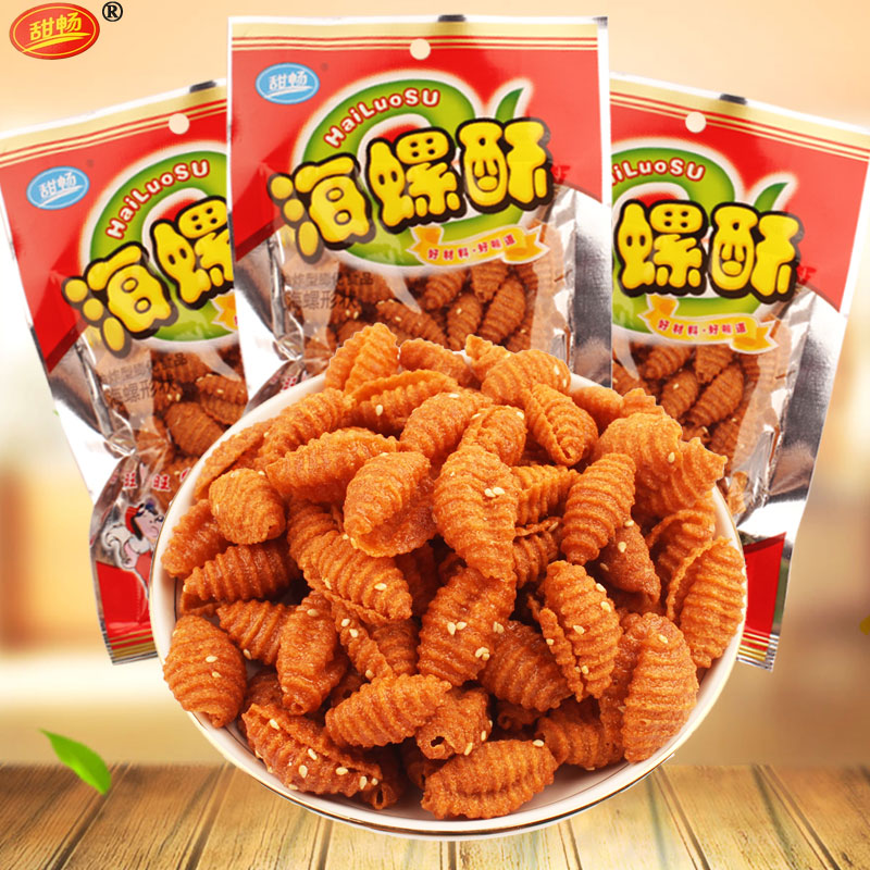 甜畅海螺酥甜辣味口感酥脆