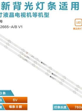 适用乐华EU40DT200灯条MS-L2665-A/B V1 R72-40D04-004/5-13