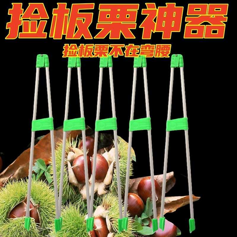 捡板栗神器打栗子刺球专用伸缩杆摘果拾果子工具打山核桃坚果省力
