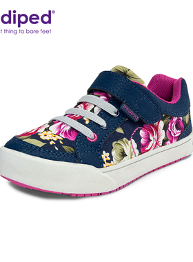 pediped派迪派童鞋秋季新款女童板鞋休闲轻便透气防滑耐磨儿童鞋