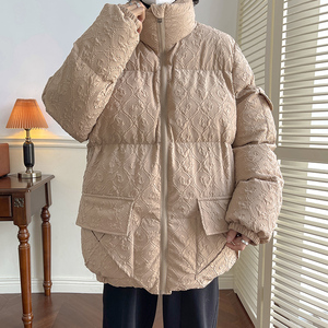 2025港风冬装棉服 男装立领大码休闲棉袄  XZ415-M301P120图片