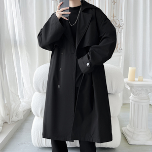 2025风衣外套男士秋季英伦风中长款宽松过膝大衣XZ415-FY610P115图片