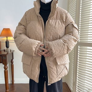 2025港风冬装棉服男装立领大码休闲棉袄XZ415-M301P120