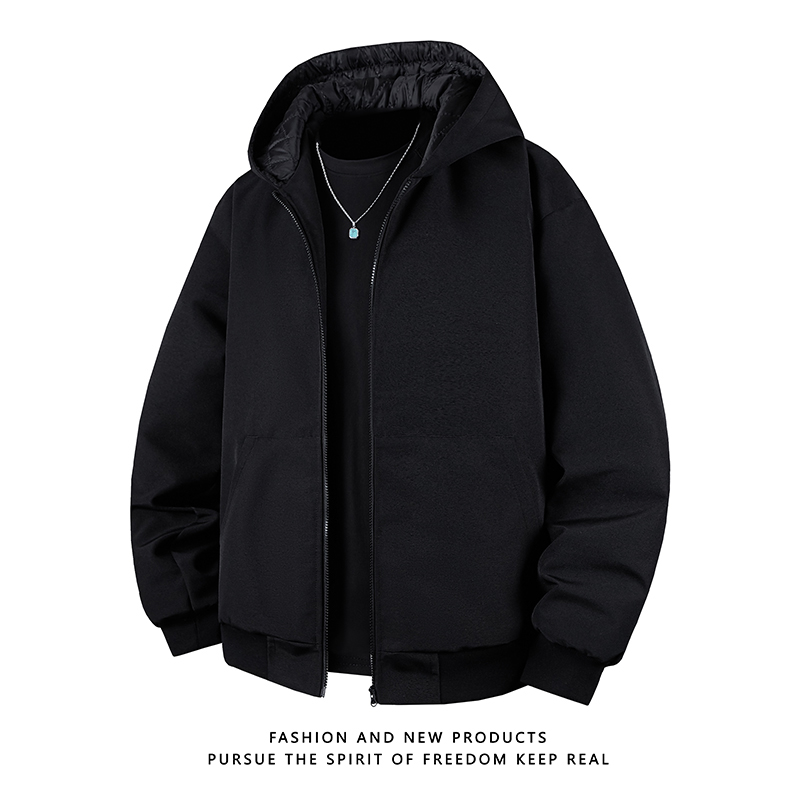 男装2025冬装连帽棉衣大码宽松棉袄XZ415-M013P115，男装棉衣，星座415