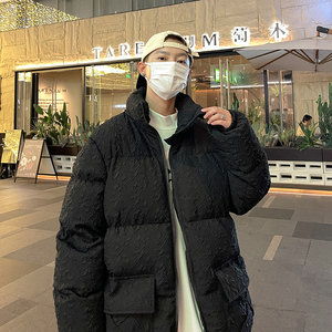 2025港风冬装棉服 男装立领大码休闲棉袄  XZ415-M301P120图片