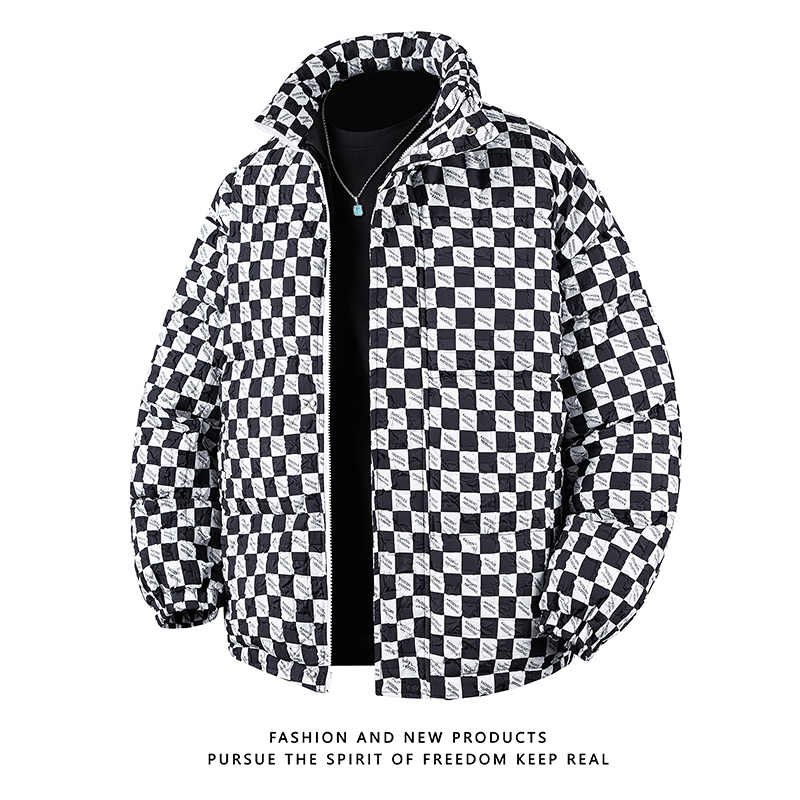 冬装2025立领棉服保暖宽松大码棉袄男装外套XZ415-M168P115，男装棉衣，星座415