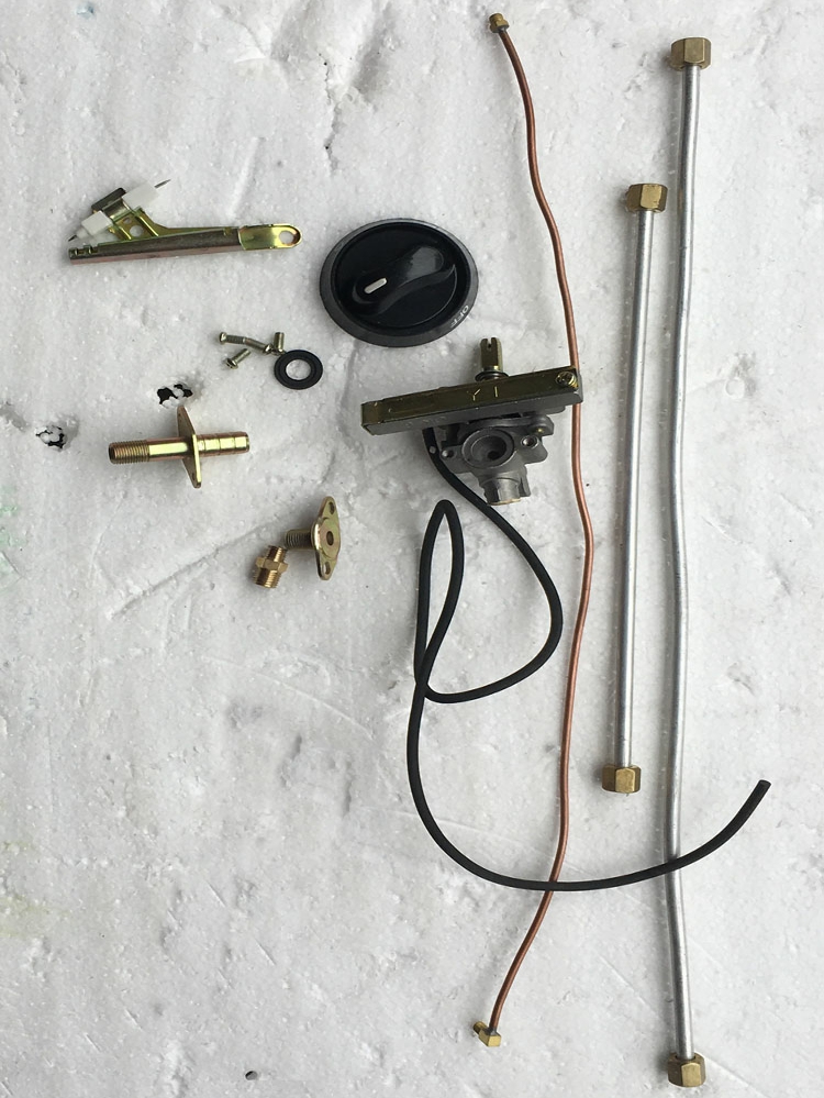 燃气电子烤鸭炉配件铜铝管烤炉