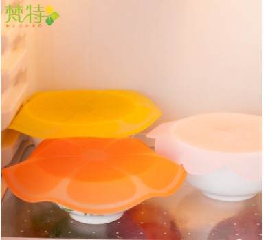 贝尔搪瓷、透明硅胶冰箱保鲜膜盖 微波炉