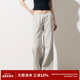 BRAND 休闲百搭纯色卫裤 女下摆破坏低腰显瘦直筒裤 RPB 子阔腿裤