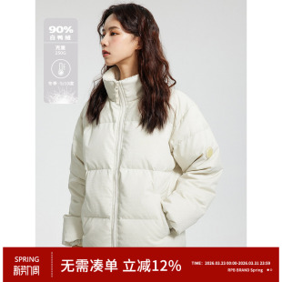 面包服 90白鸭绒防风保暖加厚羽绒服情侣羊羔拼接领冬季 RPB BRAND