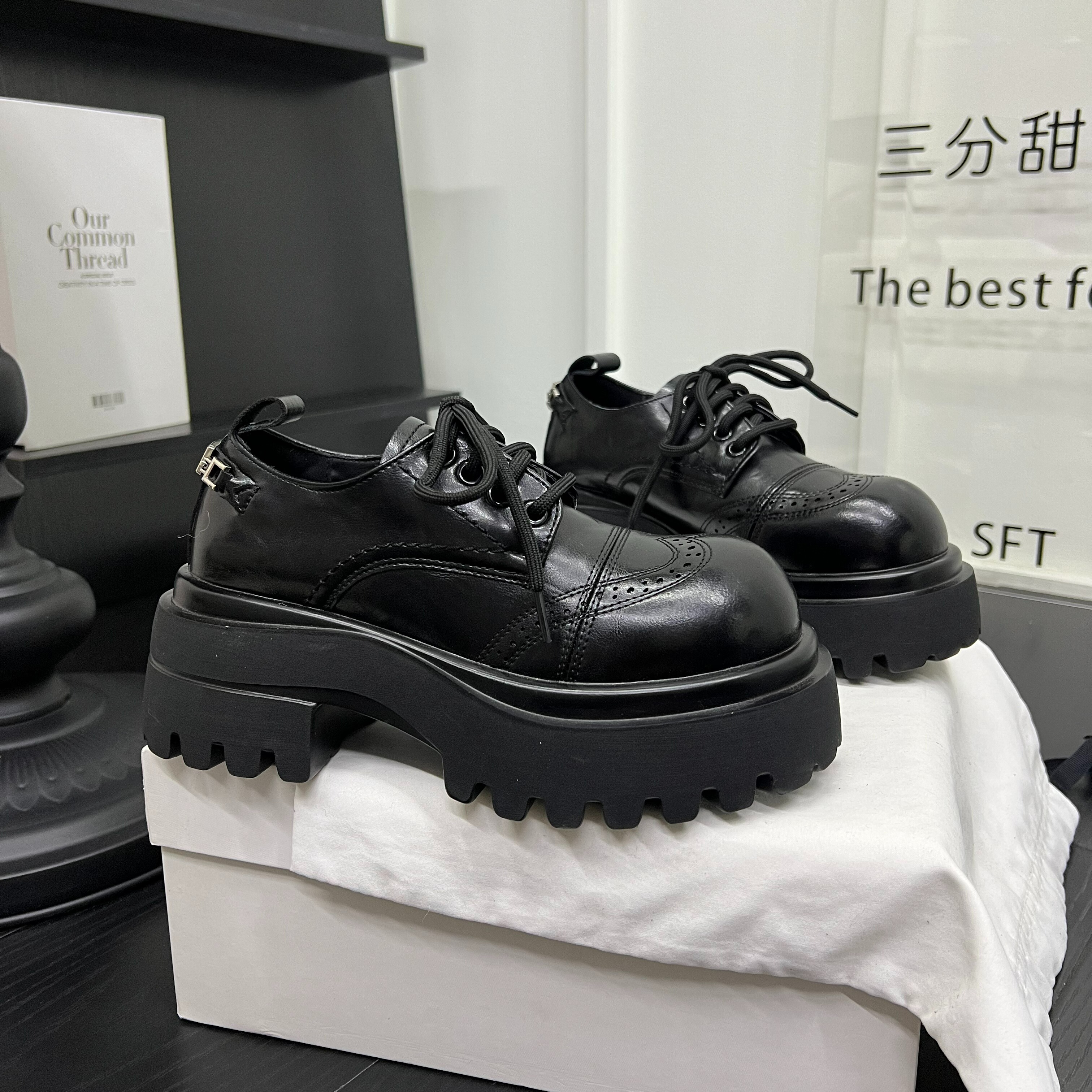 超火真皮厚底增高小个子乐福鞋女2025年加绒英伦风小皮鞋JK休闲鞋