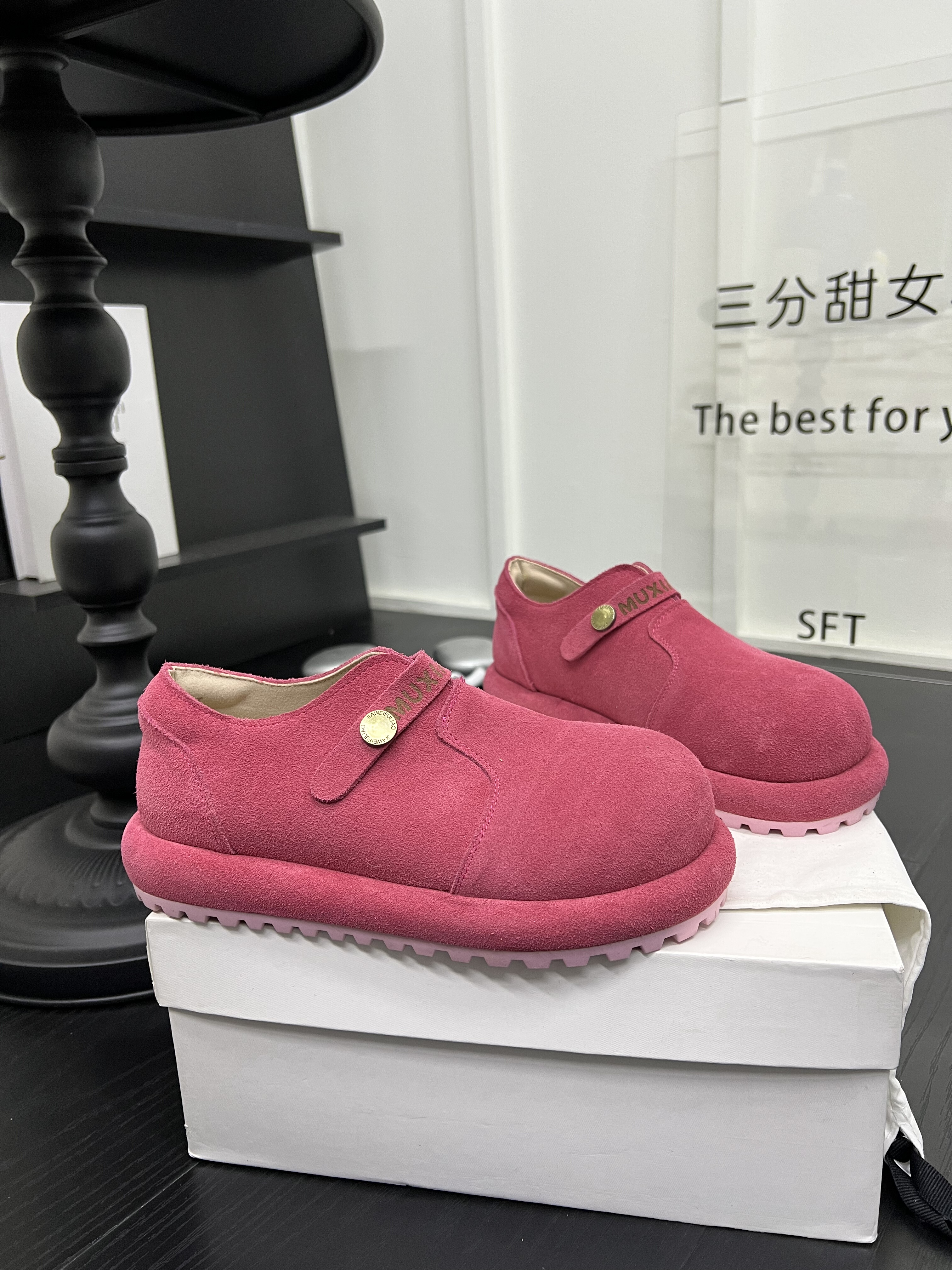 2韩系复古风磨砂皮一脚蹬平底勃肯鞋女2026年小众软底单鞋休闲鞋,女鞋,勃肯鞋/软木鞋,淘宝优惠券,粉丝福利购,淘宝优惠卷