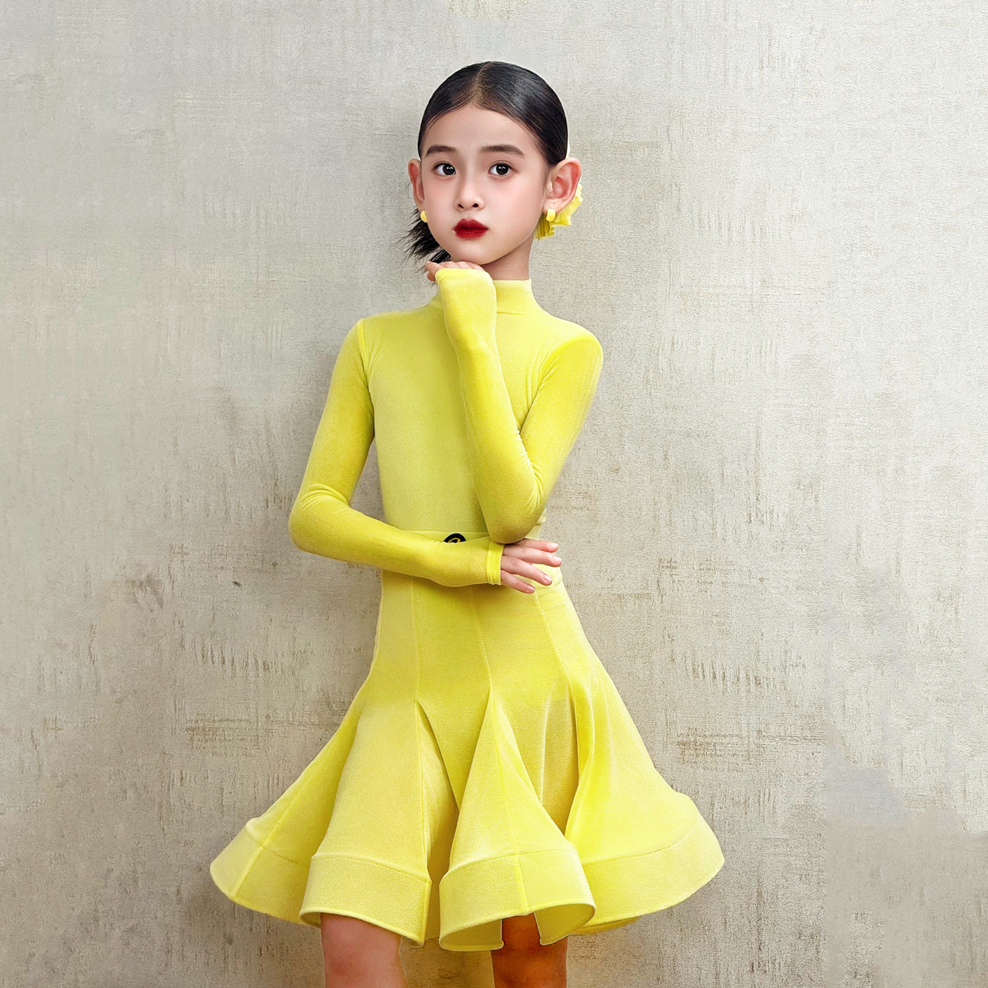 康尼女童比赛规定服套装