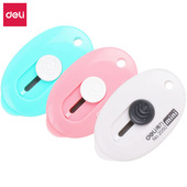 得力美工刀随身小号拆快递包裹开箱办公家庭裁纸切割壁纸手工刀子