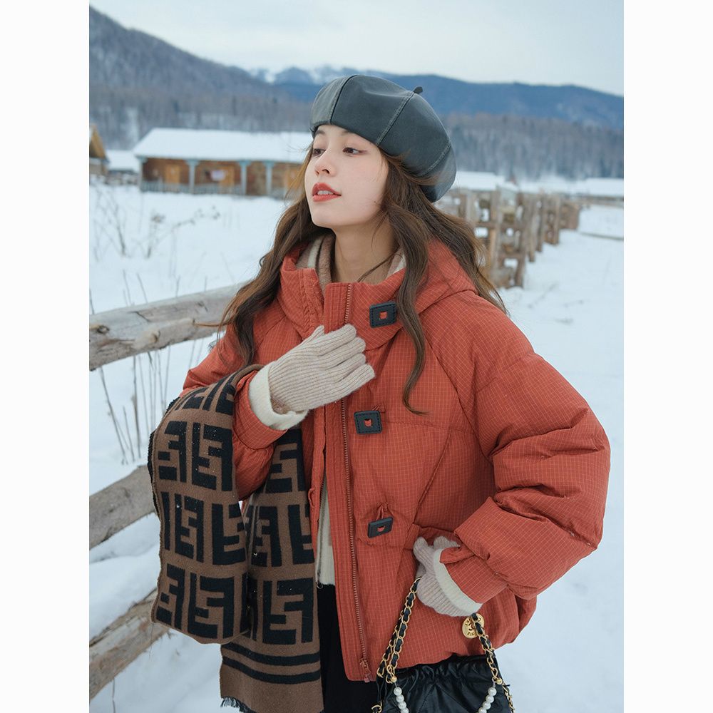 冬季韩版宽松短款加厚面包棉服