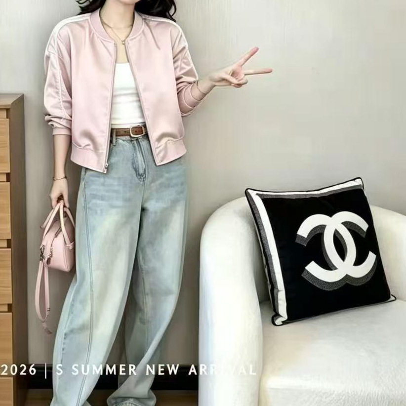 2026早秋韩版宽松显瘦棒球外套