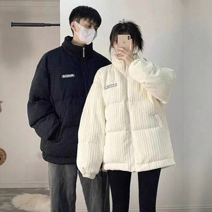 oversize棉服男2026年新款棉袄冬季加厚情侣装外套设计感小众棉衣