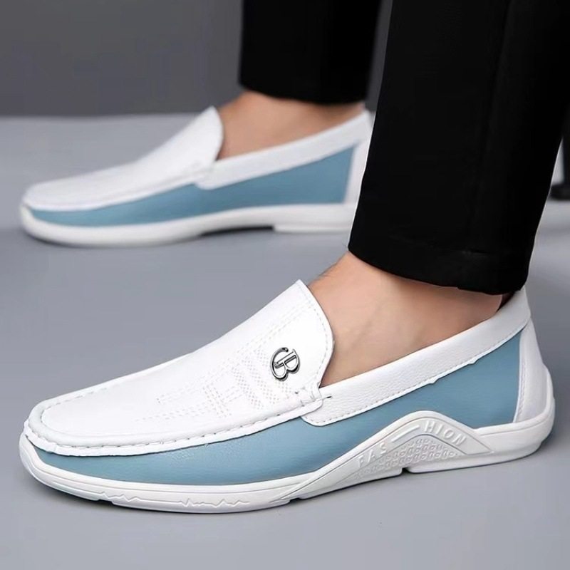 新款男士皮鞋男士豆豆鞋真皮软面软底鞋轻便舒适休闲透气百搭皮鞋,流行男鞋,正装皮鞋,淘宝优惠券,粉丝福利购,淘宝优惠卷