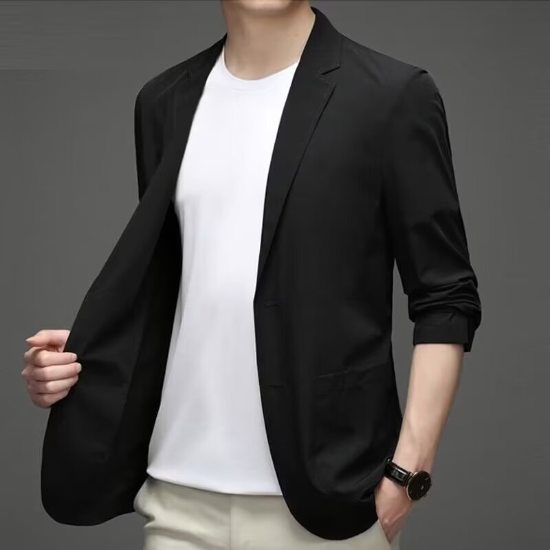 夏季冰丝男士超薄防晒小西装