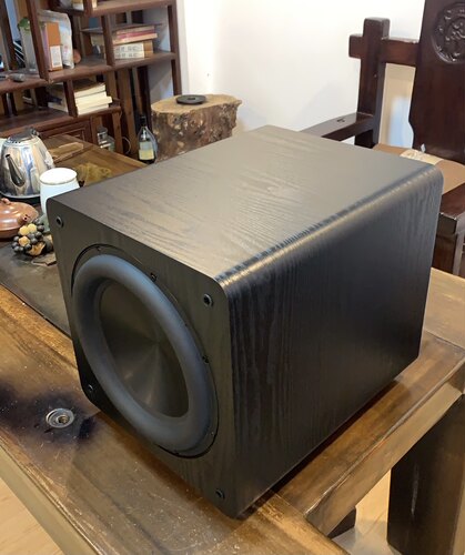 BRENE百音谱10寸B-10P有源低音炮密闭式家庭hifi低音音箱