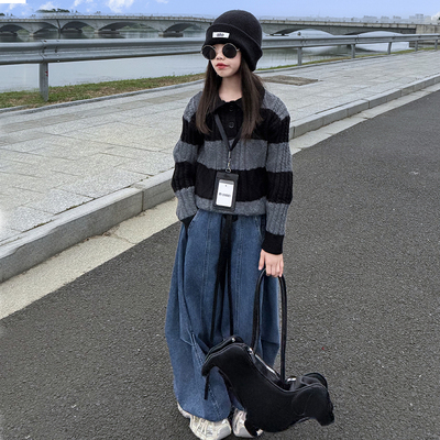 女童针织衫秋装2025新款