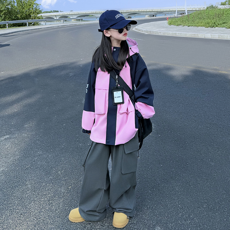 女童外套秋款2025新款洋气大童