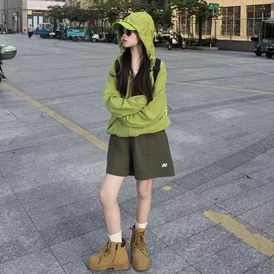 女童夏季户外工装防晒套装