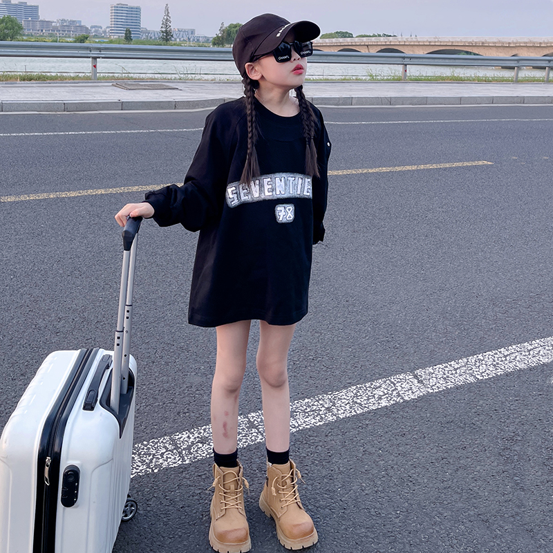 女童卫衣秋季2025新款秋装洋气
