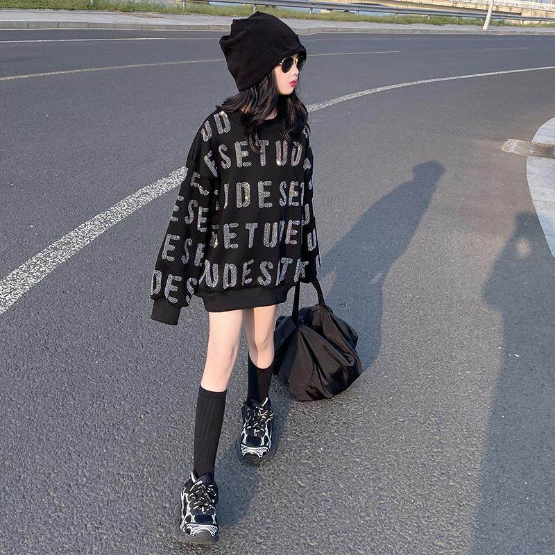 女童洋气亮钻加绒卫衣2025秋冬新款儿童冬季一体绒保暖外套上衣潮,童装/婴儿装/亲子装,卫衣/绒衫,淘宝优惠券,粉丝福利购,淘宝优惠卷