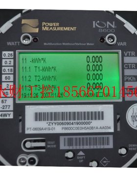 议价POWER MEASUREMENT ION8600表P8600C0E0H5A0B1A-AA034功率￥