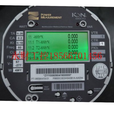 议价POWER MEASUREMENT ION8600表P8600C0E0H5A0B1A-AA034功率￥