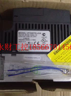 议价原装VFD-EL台达VFD007EL43A变频器0.7KW/380V全新正品VFDOO￥