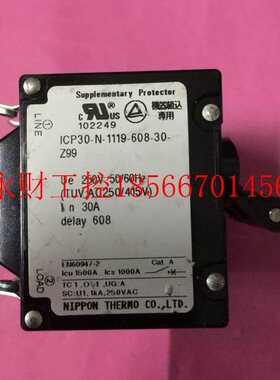议价NIPPON-THERMD 4P30A断路器空气开关ICP30-N-1119-608-30-Z￥
