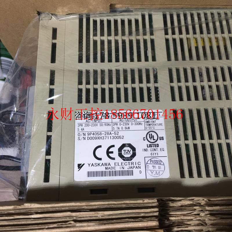 议价全新YASKAWA SGMPH-08A1A41供应询价 750w.￥