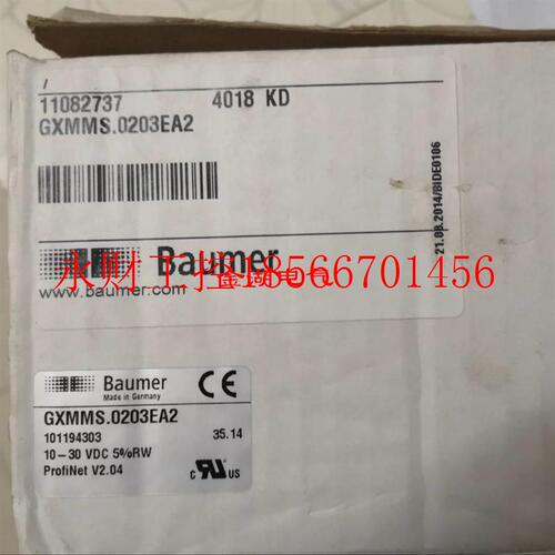 议价Baumer堡盟值编码器 GXMMS.0203EA2原装进口全新profinet接￥