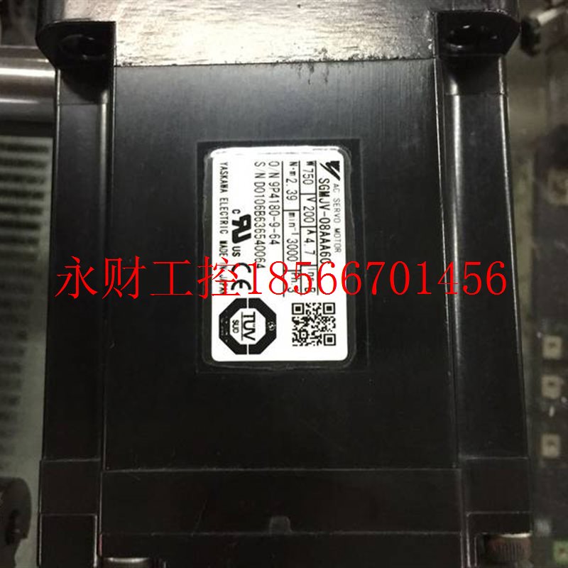 议价安川SGMJV-08AAA6C电机 95成新 功能包好 保修3个月现货￥