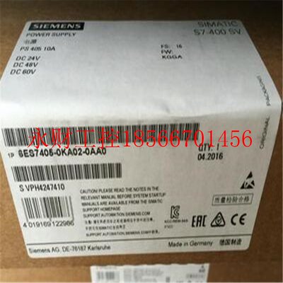 议价6ES7405-0KA02-0AA0西门子S7-400 PS405电源模块6ES74050KA￥