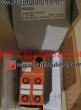 议价IFM AC5224 易福门AI-i从站模块 ClassicL 2DO-Y 2DI-Y IP6￥