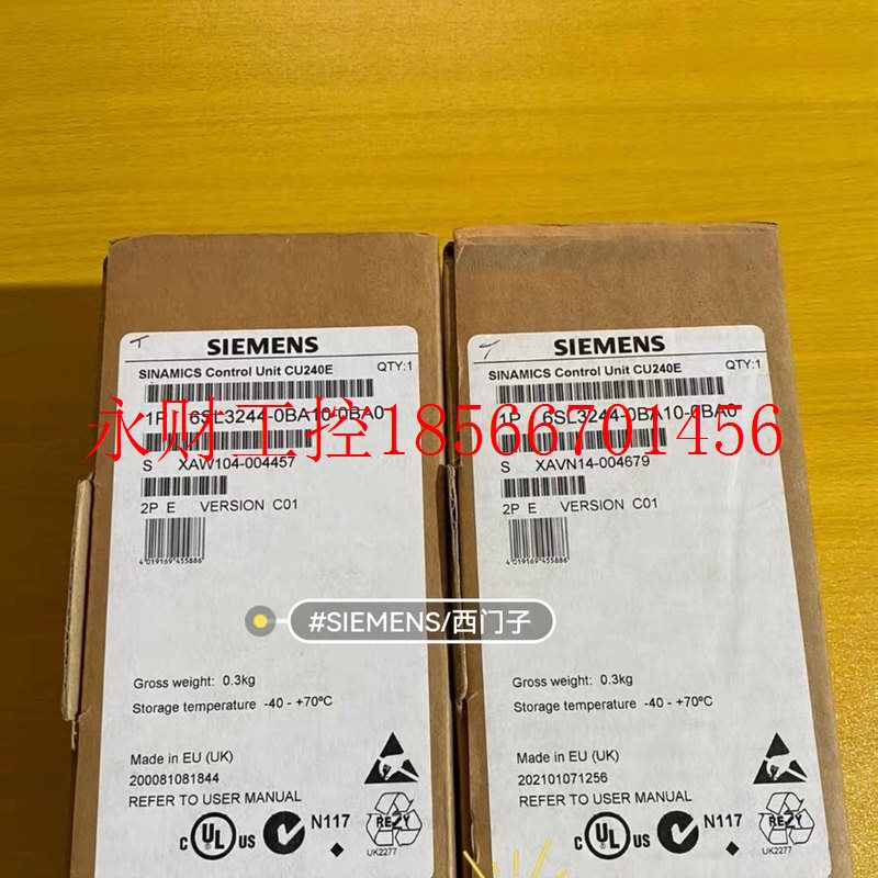 议价全新 西门子CU240E 6SL3244-0BA10-0BA0￥