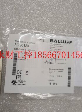 议价全新原装BALLUFF巴鲁夫 BOS018K BOS Q08M-X-LS20-S49 现货￥