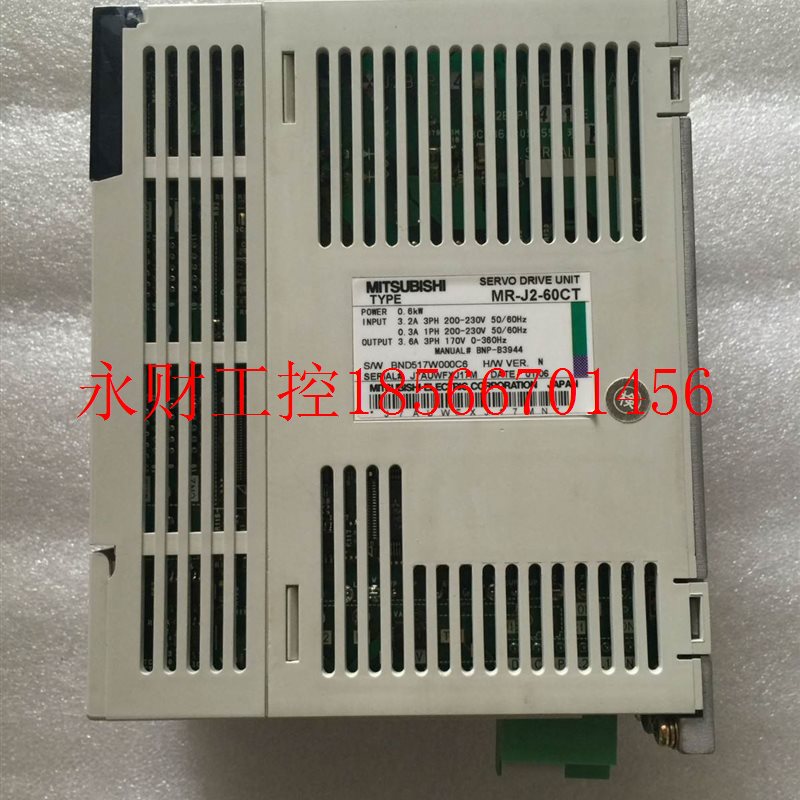 议价三菱伺服驱动器 MR-J2-60CT 设备拆机 九成新 现货 包好 议￥