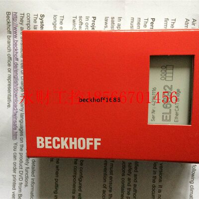 议价全新请询价beckhoff/EL6692/EL6614/EL6631/EL6001￥