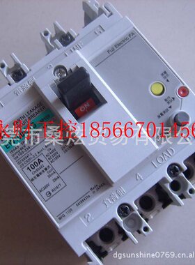 议价全新原装现货日本进口富士漏电断路器EW100EAG-3P 100A 30M￥