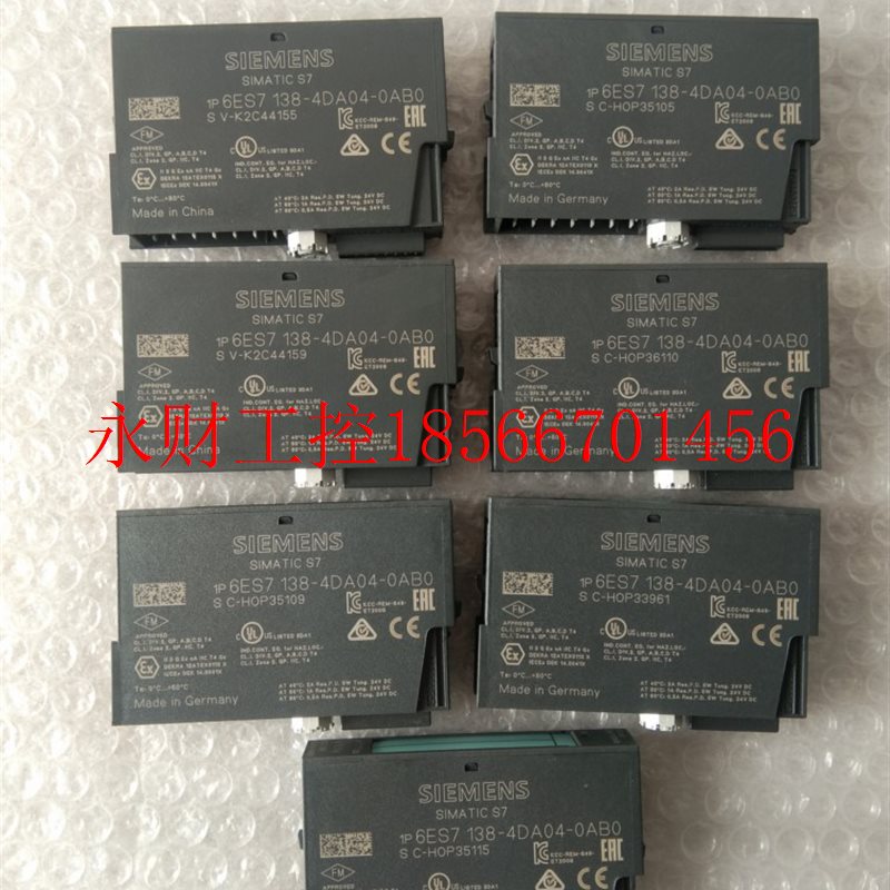 议价全新原装无包装6ES7138-4DA04-0AB0 ,6ES7 138-4DA04-0AB0￥
