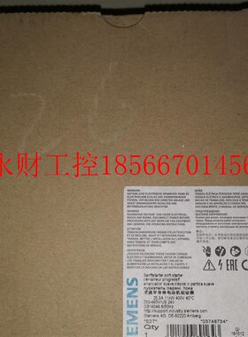 议价3RW40261BB043RW4026-1BB04西门子软起动器11kW￥