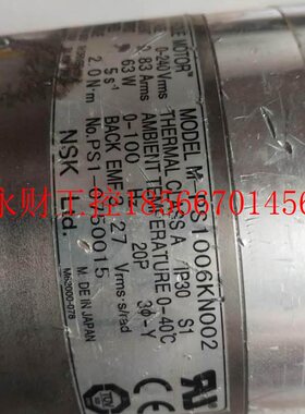议价NSK DD马达 M-PS1006KN002 可提供配套驱动器 M-PS1006KN00￥