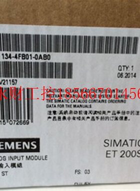 议价西门子6ES7134-4FB01-0AB0 SIMATIC DP ET200S 2AI 原装电￥