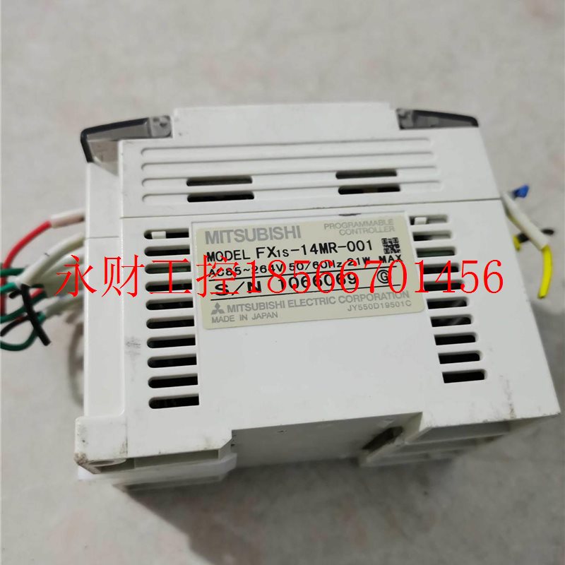 议价浩F元科技M三器菱PLC控 制1S-014R-01HWY拆机件 X￥