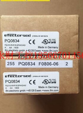 议价全新原装正品IFM易福门 PQ0834 PQ-010-RHR18-QFNKG/AS/ 实￥