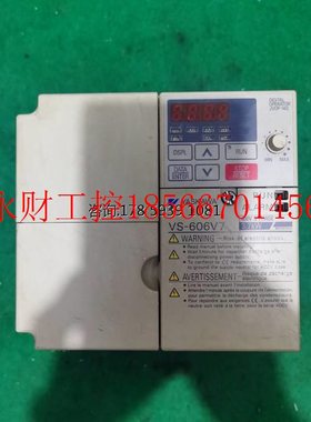 议价安川变频器606V7系列CIMR-V7AT43P7 3.7KW 380V测试包好￥